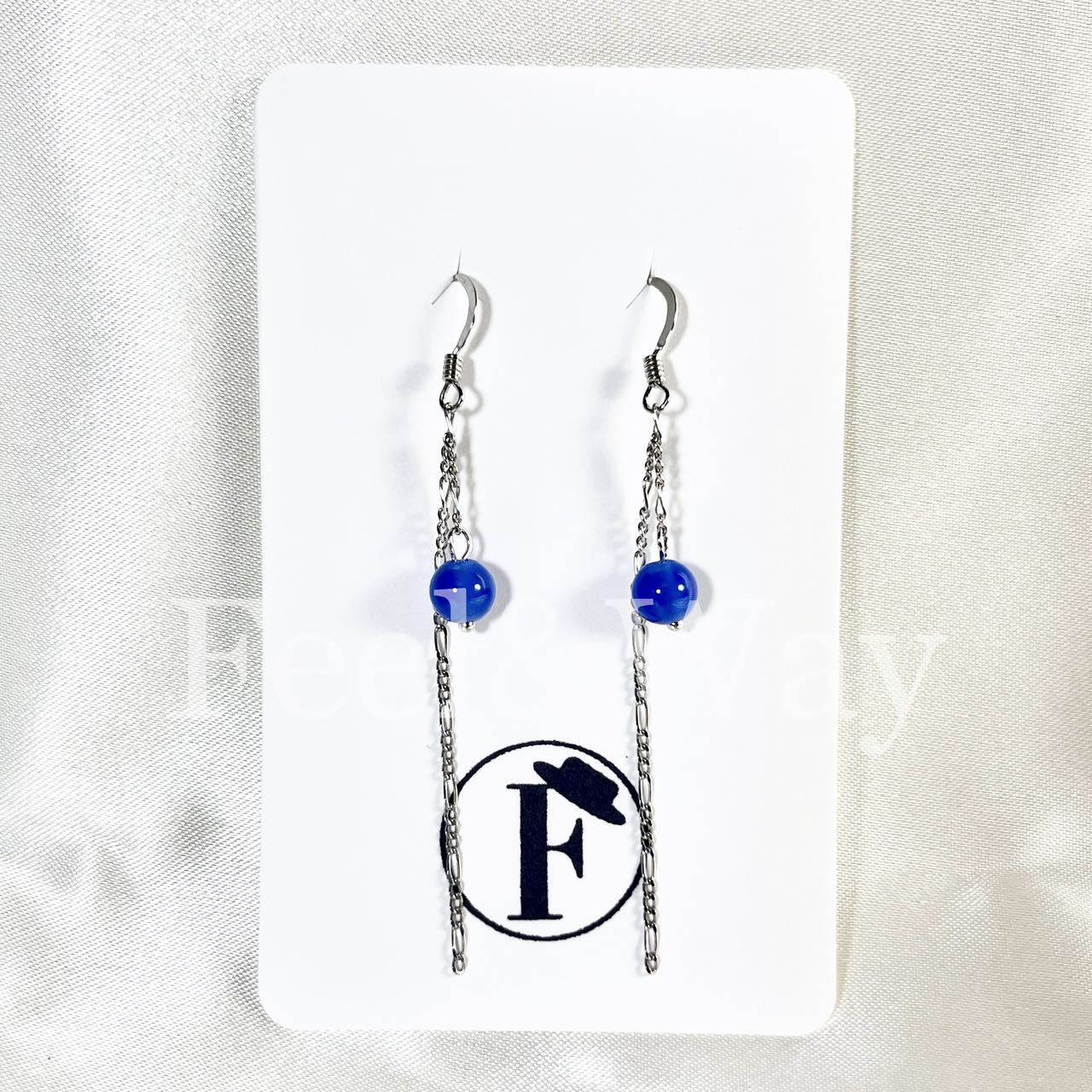 幸運石 開運 青瑪瑙 メノウ パワーストーン シルバー リング 純銀 S925 ロジウムコーディング チェーン イヤリング ピアス Feel&Way feel.and.way feel-way.com